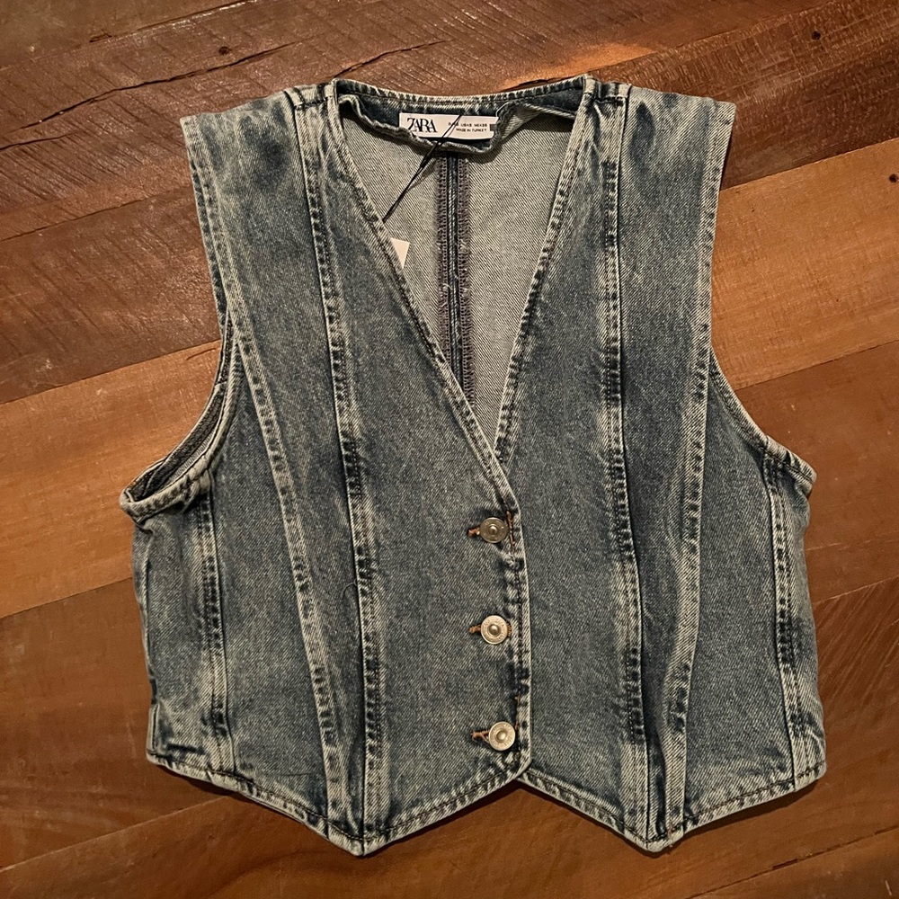 Zara Denim Vest